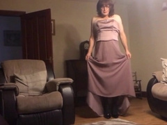 Sissy Kathys Wedding Sundress Masturbate