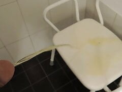 Me pissing on an chair