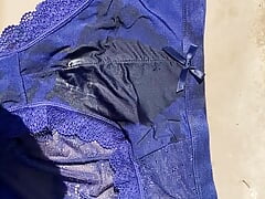 COVERING A PAIR OF PANTYS FOR THE 2ND TIME FOR A HORNY CUSTOMER