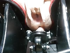 Monkey Rocker 10, Large dildo deep in my loose ass
