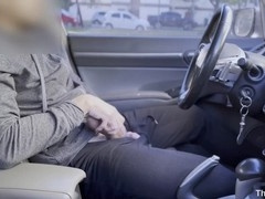 Honestly public street jerk with big cumshot