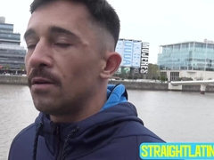 Bearded gay Milo fucks El Kevshos bouncy ass for some extra cash