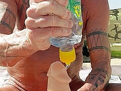 Beach playtime with my dildos