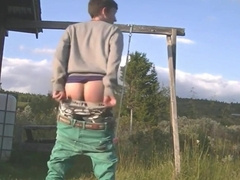 Copenhagen Youngster Plays with Phat Schlong & Faux-cock
