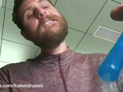Medical roleplay - Doctor administers experimental "semen therapy" to his patient in public