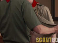 Strung Up merciless Scoutmaster lures and wet plows Man Scout