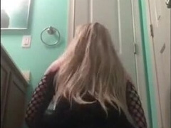 Crossdresser Rides Dildo to Orgasm9p