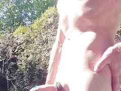 Gleichzeitig pisse und sperma. Huge load of warm pee and huge precum at same time. Multiple ruined orgasm