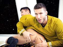 Blazing fucking anal aboard the Enterprise