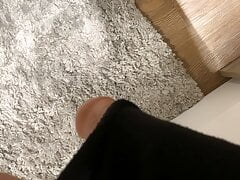 XXL Cock piss in furniture store on the floor
