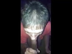 Sucking bf's BBC