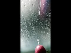 Relaxing slow motion creamy handjob cumshot