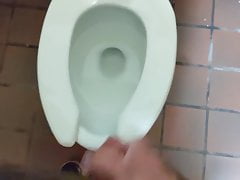 Me Cumming In The Park Bathroom