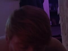 Interracial ThroatfuckSloppy Toppy, White with BBC