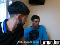 LatinoJuice.com - Horny Latino couples swaps partner to fuck in gay foursome
