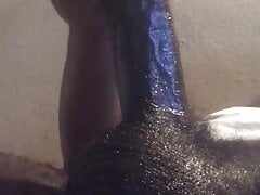 Big wet balls and cock