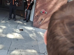 undressing nude in public. folsom st honest