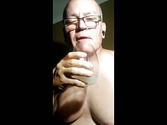 Jarmus enjoys 8 loads of his own cum.