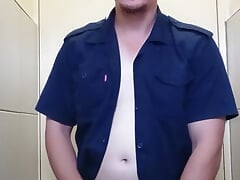 I played with my cock in uniform to buy a car