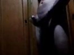Stupid Man shake dick nude until squirt cum