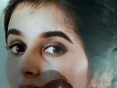 Actress sanjana sarathi face rubbing