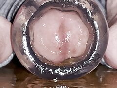 Close-Up: Big Dick FUCKING Pocket Pussy Toy - High Quality