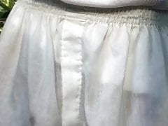 Boxer shorts wet spot