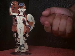 Sexy Delivery Husky Standee Cum Tribute