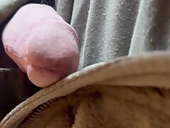 Army soldier in uniform jerks off and shoots thick cum on his sarge's boxer shorts!