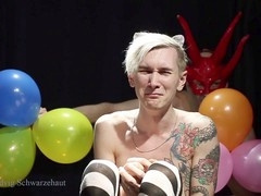 NICKY WITH BALLOONS AND BDSM