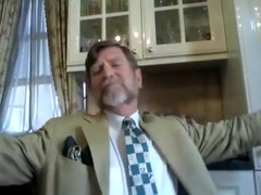 SUITED Step dad DISCHARGES LOUD LOAD!