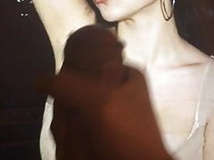 Busty Asian girl cum tribute