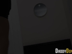 Elder stepparent ejaculates nubile