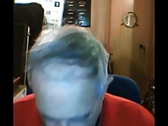 grandpa stroke on webcam