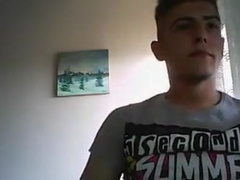 Serbian Cute Str8 Boy Shows His Very Big Ass 1st Time On Cam