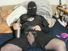 Solo estim milking with pierced cocks and big balls slapping by Qualzucht