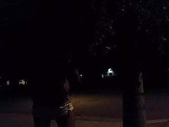 foxdude11 jerking off late night with condom