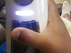 Alex try new Men's Massage Cup and cum
