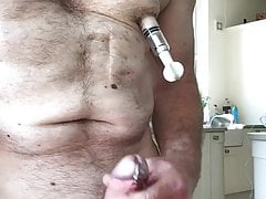 Nipples and balls stretch one minute fun