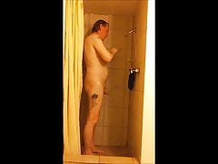 meatpuppet taking a shower