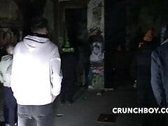Amazing porn fuck bareback in the night in HALLOWEEN during
