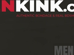 Micky Mackenzies butt cheeks is stings from flogging and spanking