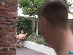 Jizz-shotgun Queer Buttfuck Fucky-Fucky & Slurping Spunk gets wild with a big dong