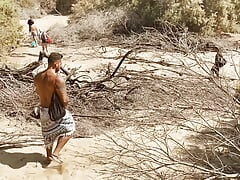 The Curious Clown ORGY with Viktor Rom, Jens Rom, Pablo y Sebas & Leo Bulgari - Cruising at Maspalomas Dunes - Full Super Video