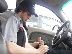 Beating off during break