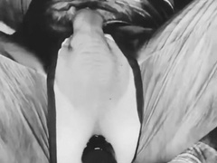 Mr Hairy Man in solo action with his playthings