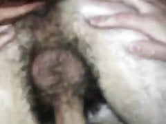 mature hairy bear fucks younger guy in hairy ass bareback