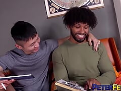 PETERFEVER Hans Fucked Tony Genius In POV Interracial Sex