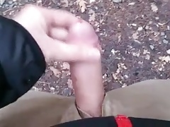 Cum in the forest