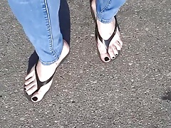 platform flip flops